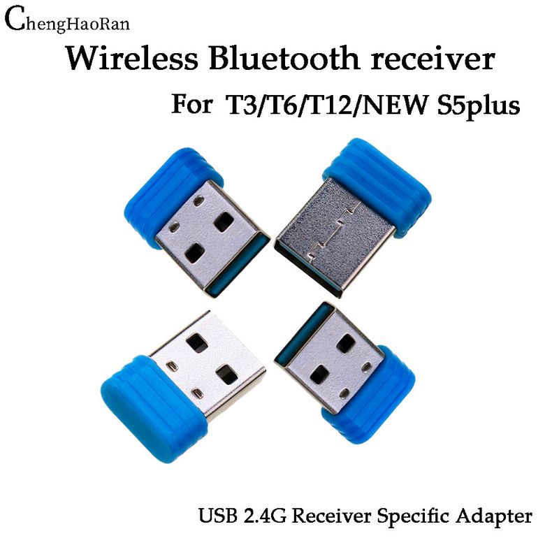 2PC Für T3/T6/T12/NEW S5plus Bluetooth Wireless Game Controller USB 2.4G Empfänger Dedizierter Adapter_voghion.com