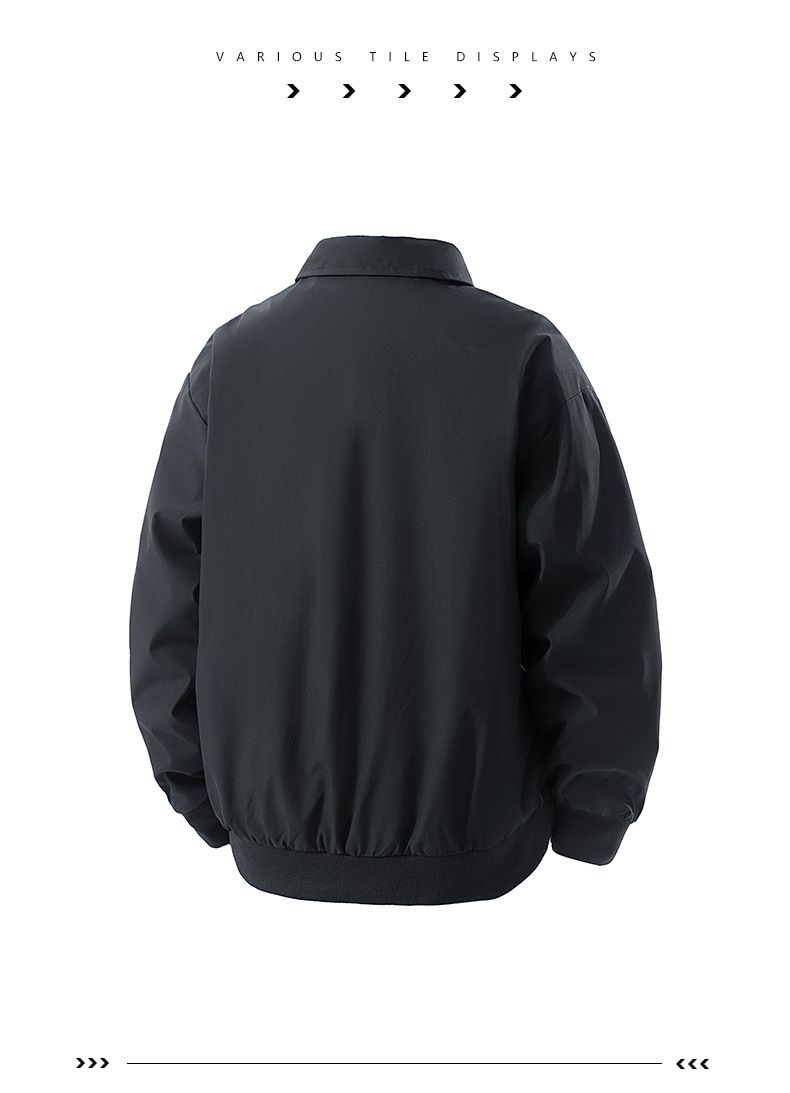 Men's Aviator Bomber Jacket – Oversized Fit Lightweight Windbreaker (L-9XL, Cleanfit Style, Breathable Polyester, Beige/Black)_voghion.com