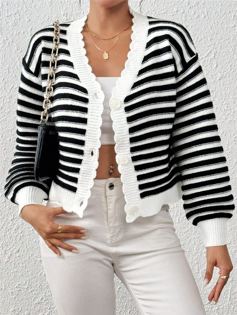 Maniche a lanterna a righe arcobaleno per abbigliamento da donna_voghion.com