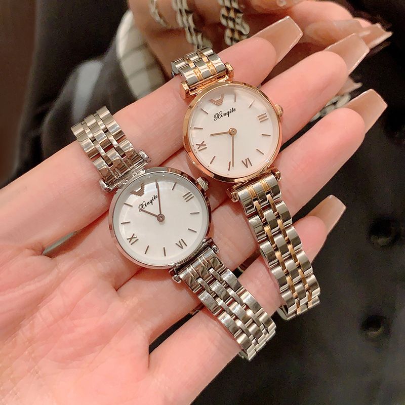 Gypsophila Stahlband wasserdichte Damenuhr Nischenmode kleine exquisite Kuaishou Live-Streaming_voghion.com