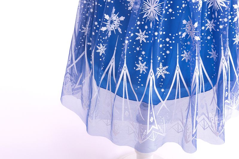 Kinderkleidung 2024 Winter Prinzessin Kleid Weihnachtsgeschenk Mädchen Pelzkragen Prinzessin Kleid Frozen_voghion.com