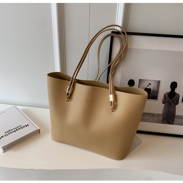 Bolso de hombro rojo para dama de honor, tendencia 2025, sencillo, de gran capacidad_voghion.com