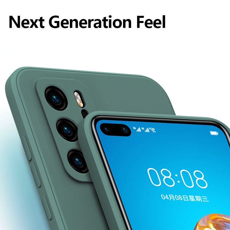 Flytende silikonetui til Samsung Galaxy S23 S22 S21 Ultra S20 FE S10 Plus A13 A33 A53 A73 A52 A52S Mykt støtsikkert deksel_voghion.com