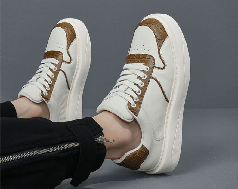 Explosive top layer cowhide men's shoes, original casual fashion versatile trend casual shoes_voghion.com
