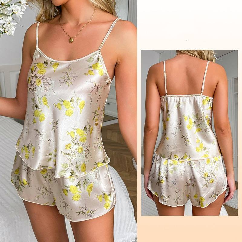Women's Sleepwears Autumn Women's Pajamas Sexy Home Clothes Two Piece Suits Multiple Colors Optional_voghion.com