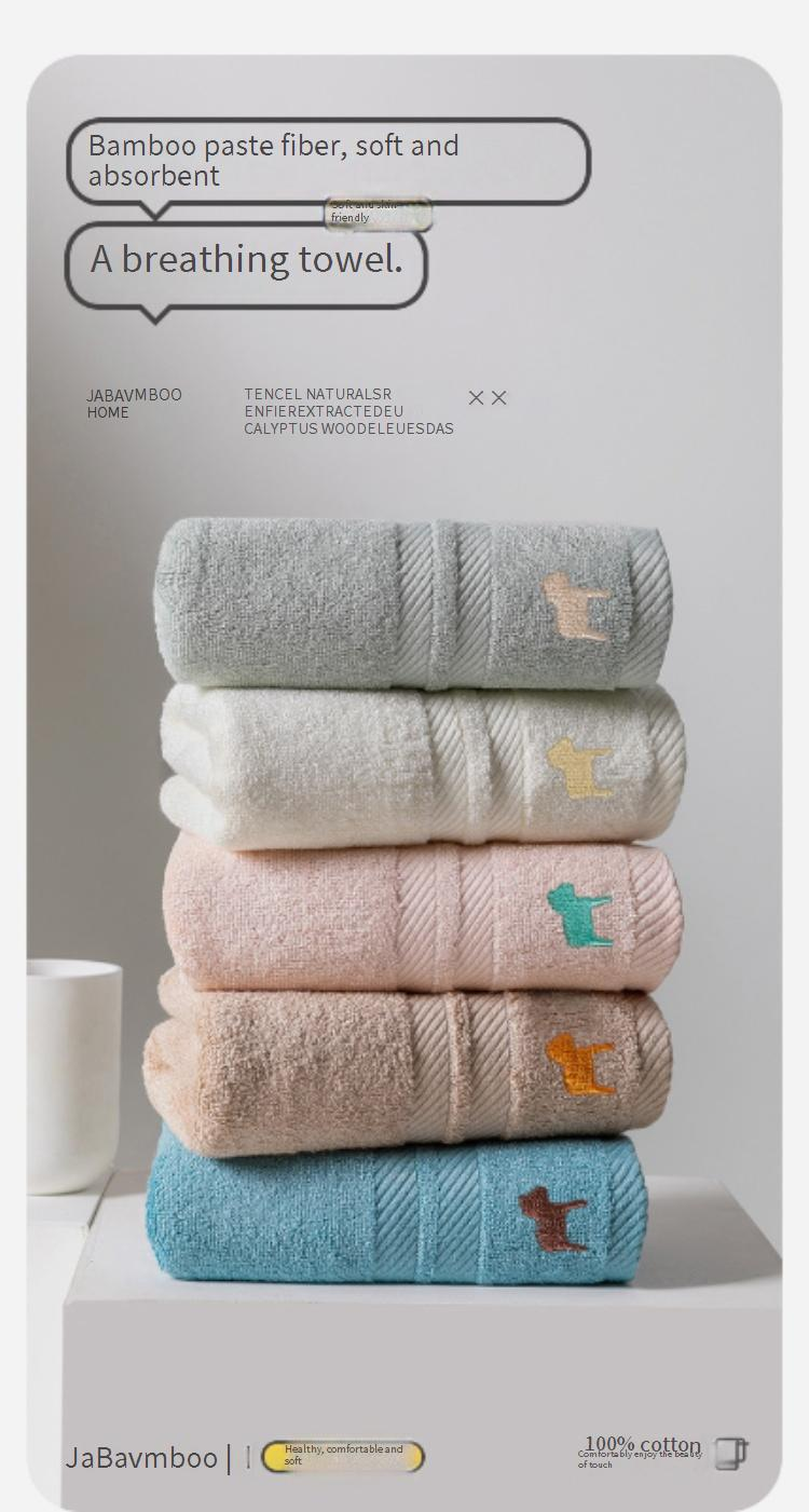 Home Textile Premium Bamboo Fiber Towel Quick Drying, Water Absorbing_voghion.com