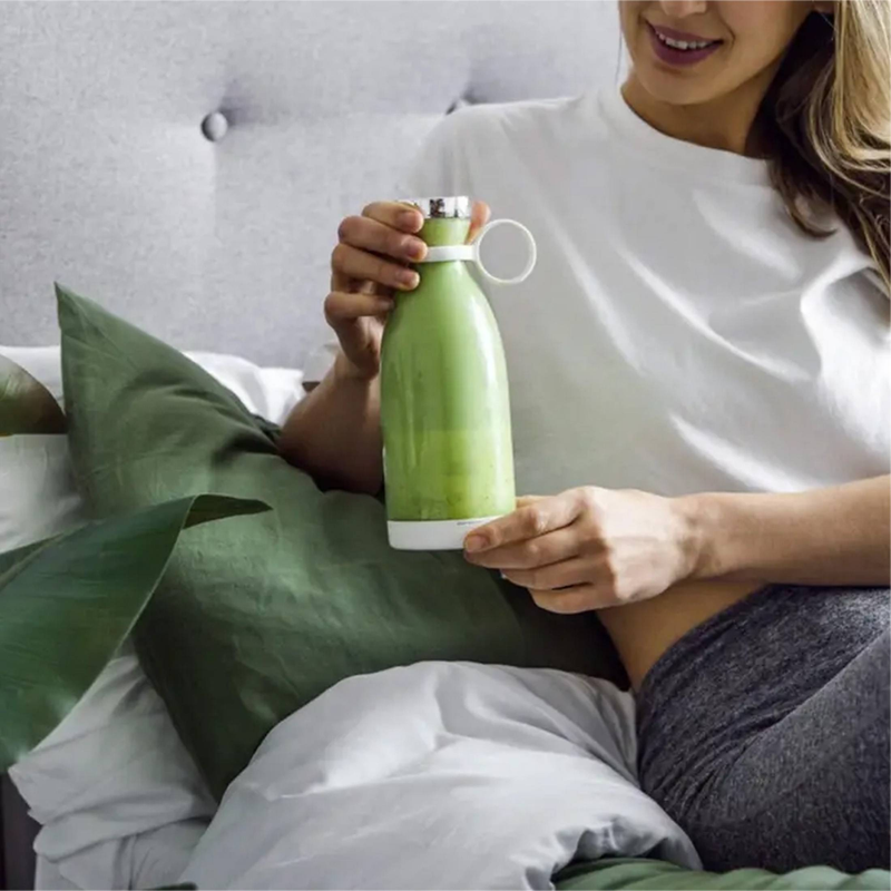 350ml Portable Electric Wireless Mini Fruit Blender Juicer - Perfect For On-the-Go! _voghion.com