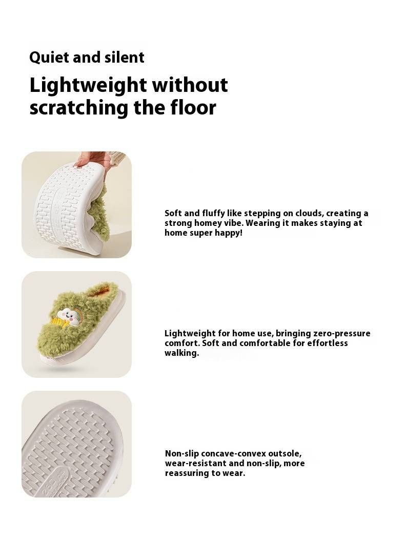 Ultra-Soft Plush Slippers For Women & Men – Cozy Indoor Winter Slides With Anti-Slip EVA Sole & Playful Cartoon Designs (Unisex, 5 Sizes)_voghion.com