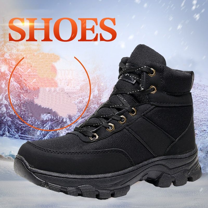 NEW High-top Waterproof Outdoor Snow Boots With Added Fleece, ,Anti-slip, Lightweight And Warm Snow Boots_voghion.com