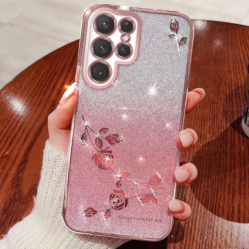 Glitter Telefoon Cover voor Funda Samsung Galaxy A55 A35 A25 A15 A54 A34 A24 A14 M55 M54 M14 M15 M34 Case Strass Siery_voghion.com