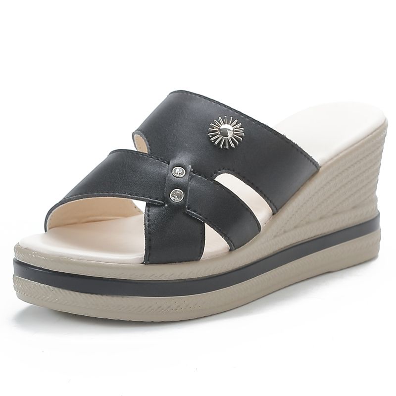 Marjorie Women's Shoes, Summer Slope Heightened Slippers._voghion.com