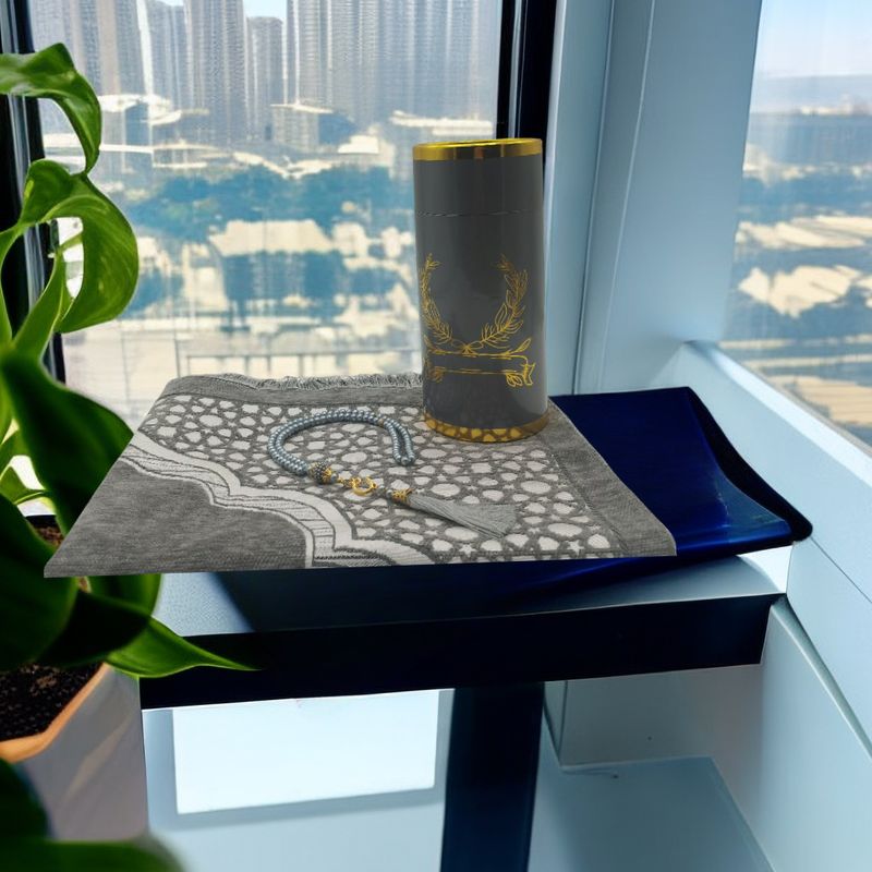 Hemtextil Bönefilt Rosenkranscylinder Presentask Presentset Resefilt Tasbi_voghion.com