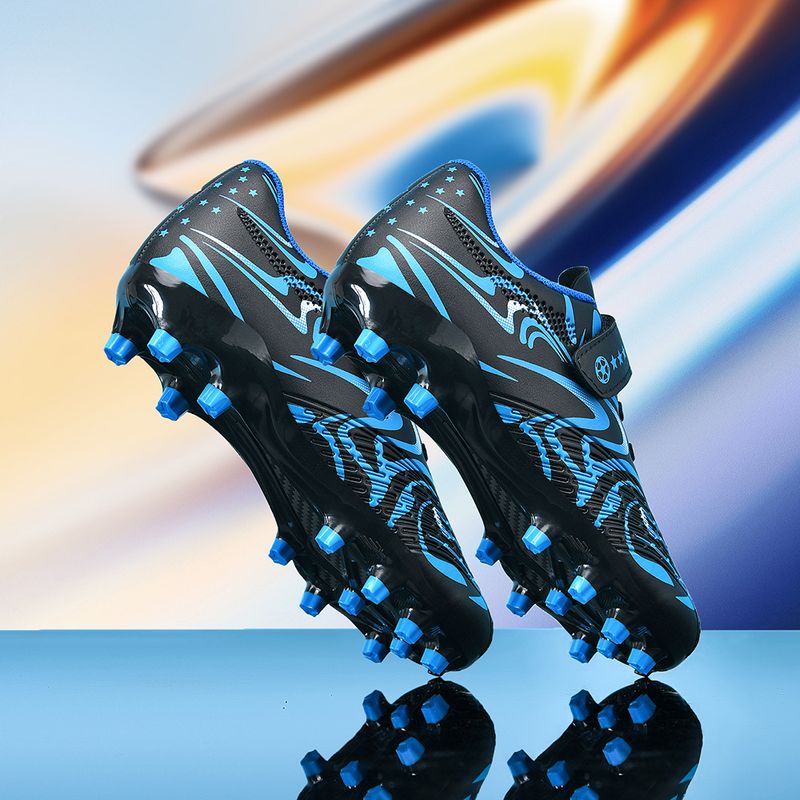Scarpe da calcio chiodate lunghe e corte di alta qualità per bambini, nuove e consigliate, taglia 30-38_voghion.com