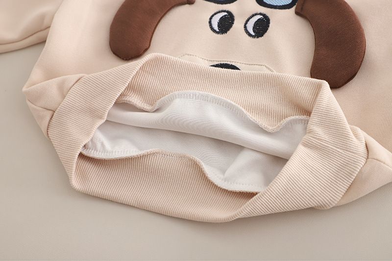 Completo con cappuccio e pantaloni a righe per cuccioli da bambino, elegante nuovo completo primaverile-autunnale in due pezzi per neonati e bambini piccoli_voghion.com