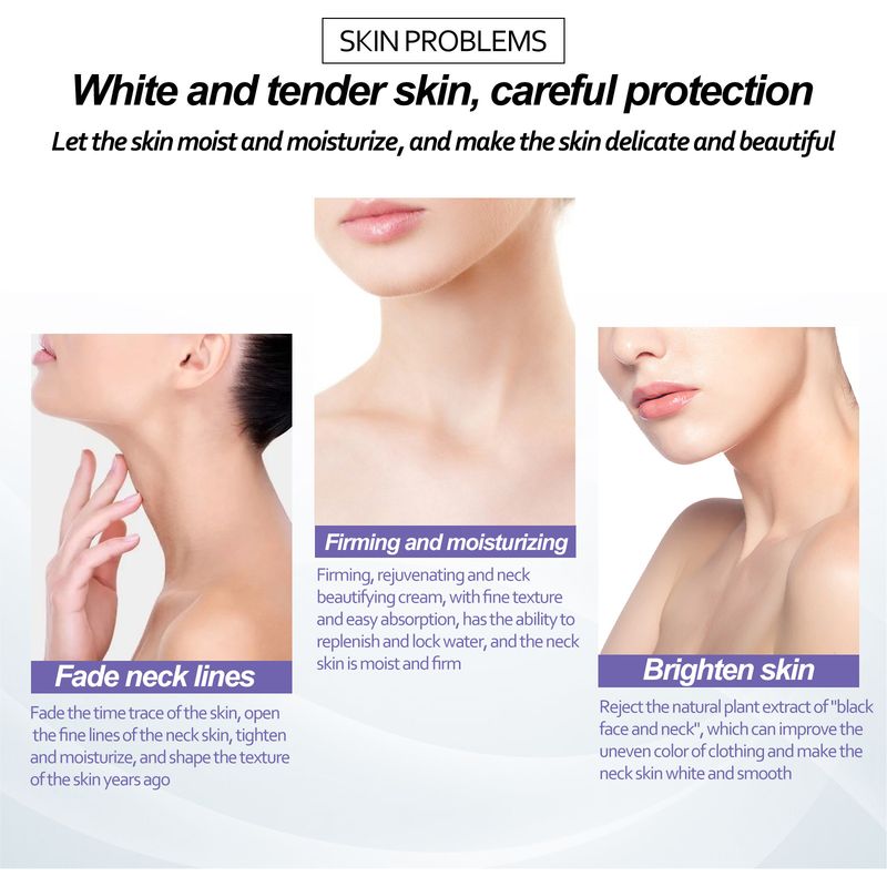 EELHOE Retinol Creme Genopbygger Swan Massage Svækker Linjer Fugter Og Opstrammer Nakkehuden_voghion.com