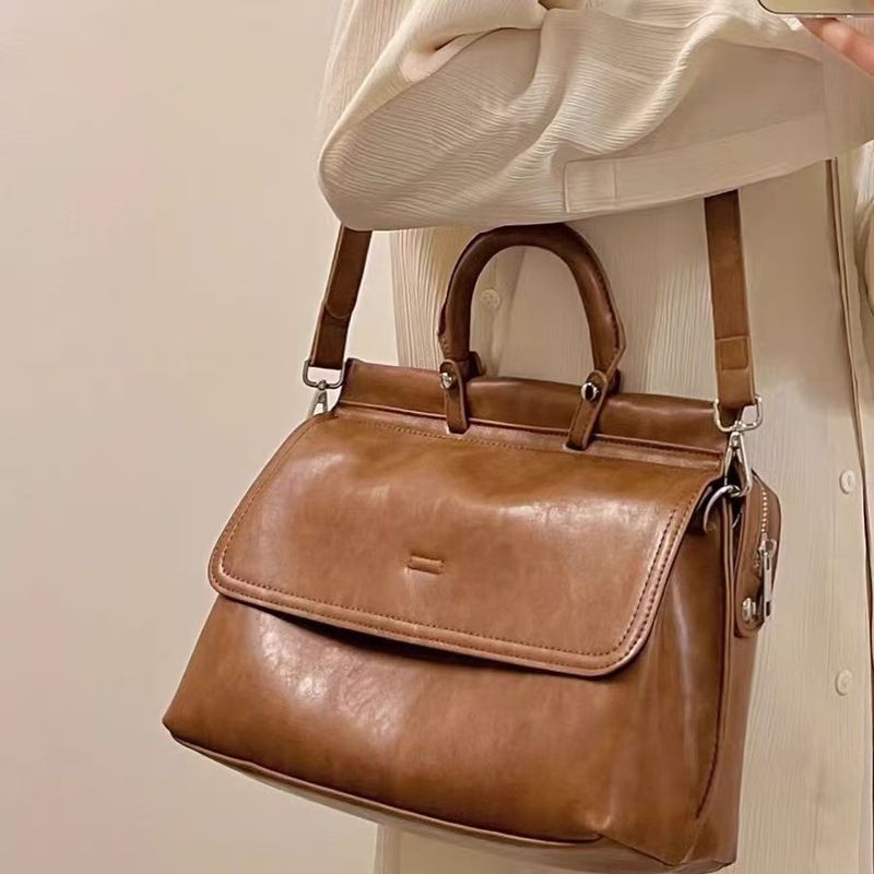 Maletín de mano Tide 2025 para mujer, de gran capacidad, para uso diario, de un solo hombro, tipo mensajero, con bandolera inclinada._voghion.com