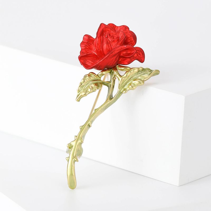 New Rose Flower Versatile Brooch Elegant Suit Lapel Luxury High-end Pin_voghion.com