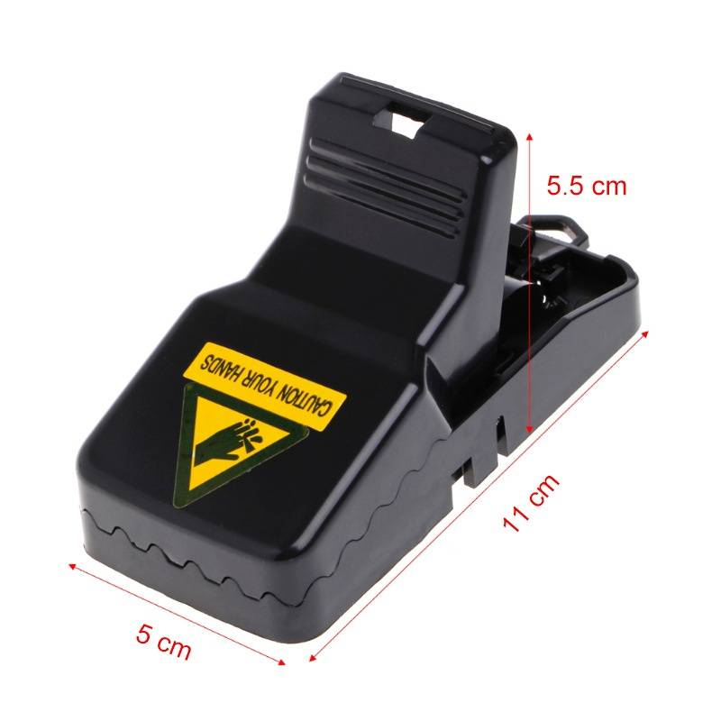 Trampa para ratones de plástico, 1 unidad, trampa para ratones doméstica, exterminador, tablero adhesivo, jaula para ratones_voghion.com