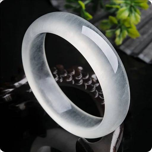 Weißes handgeschnitztes Armband aus natürlichem Jade mit breiten Streifen, Mode-Boutique-Schmuck, Armreifen für Herren und Damen, Zubehör, Handring_voghion.com