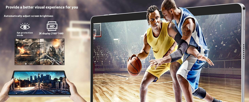 13" Android 4G Business-Tablet – 2K IPS-Bildschirm, 8 GB RAM + 256 GB Speicher, 10000 mAh Akku, GPS, Dual-SIM, Metallgehäuse_voghion.com