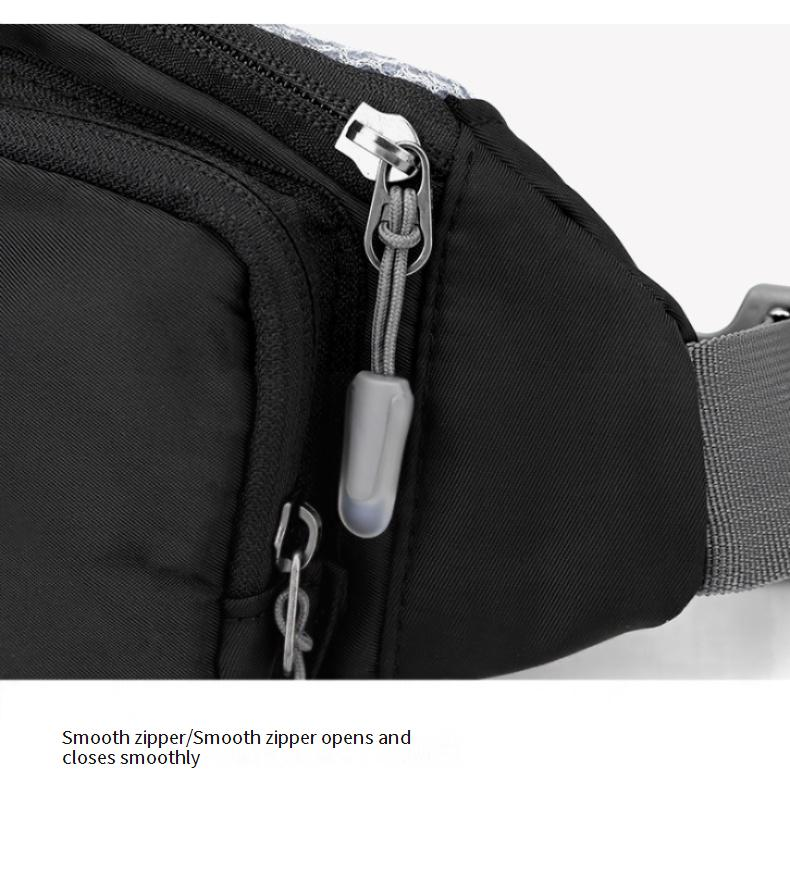 Marsupio ultraleggero in nylon per corsa, viaggi e uso quotidiano - Cinturino regolabile, design multitasche, resistente all'acqua_voghion.com