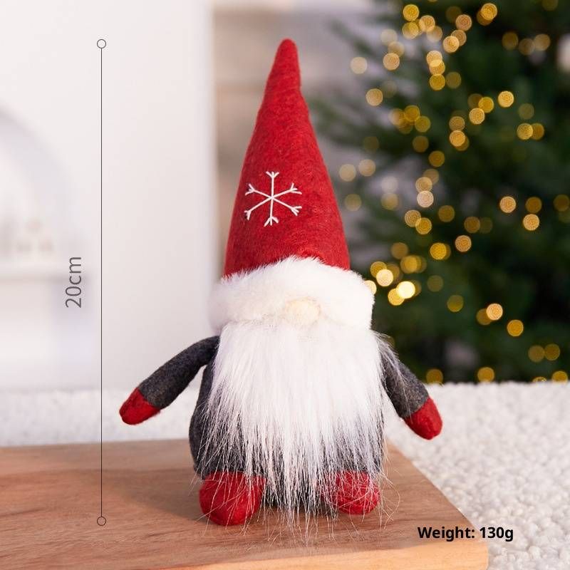 Eşsiz Şapkalı Noel Cücesi Süslemeleri - Ev, Ofis ve Tatil Sergileri İçin Şenlikli İskandinav Tarzı Figürler_voghion.com