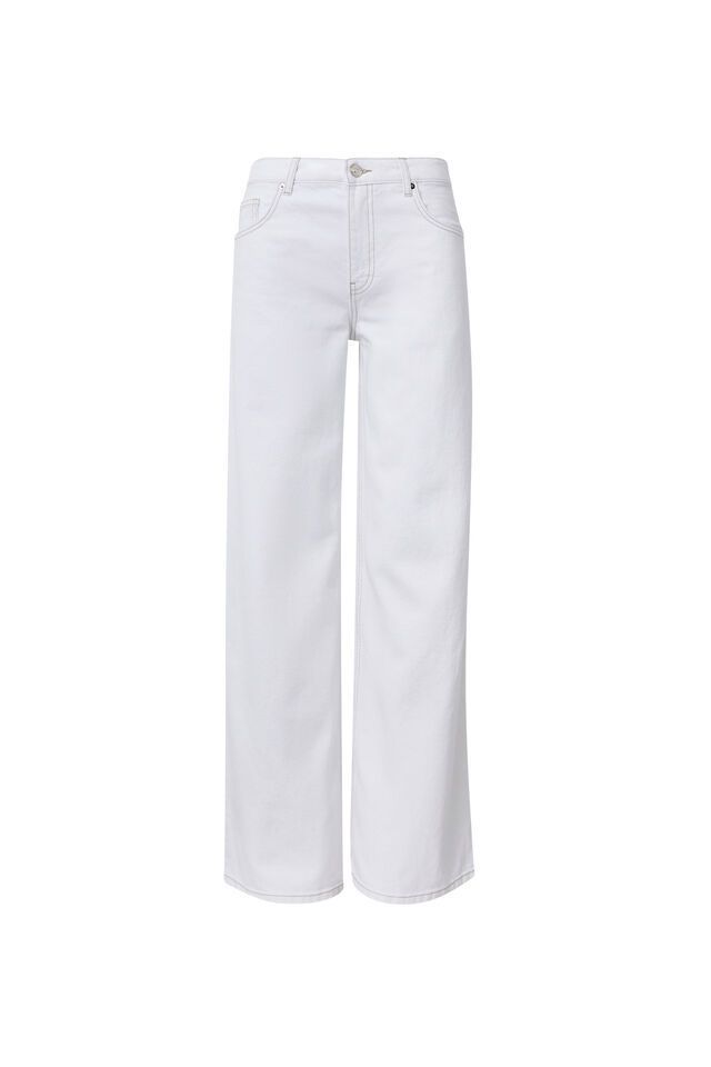 Jeans versatili a vita alta, larghi e drappeggiati, lavati, retrò, dritti, da donna_voghion.com