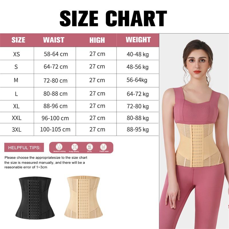 VoleFox Waist Trainer For Women High Waist Shaper Belt Strong Back Support Slimming Yoga Belt Large Size_voghion.com