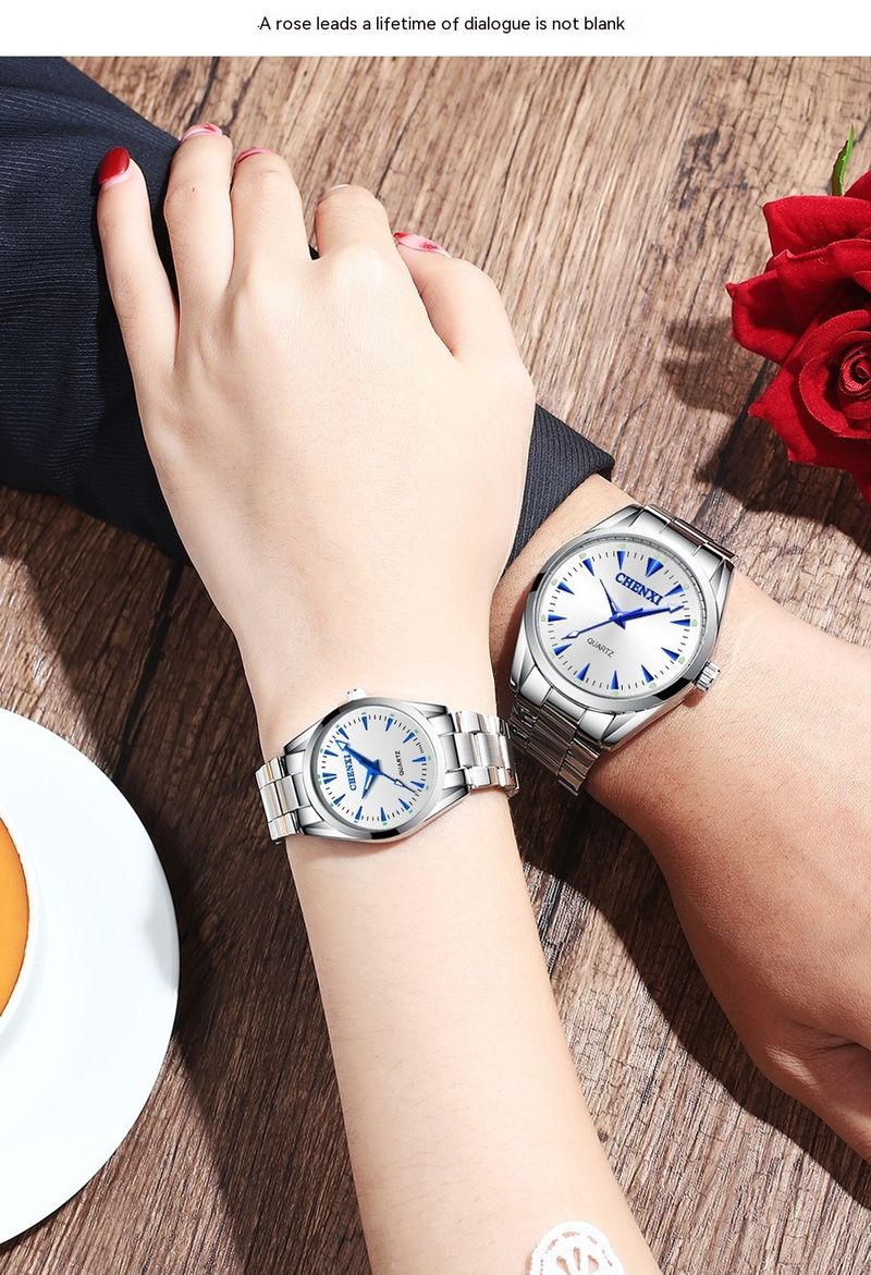 2023 Nuovo orologio di vendita caldo Orologio da coppia di marca Chenxi Orologio da uomo d'affari da donna 006A Orologio da uomo con cinturino in acciaio inossidabile_voghion.com