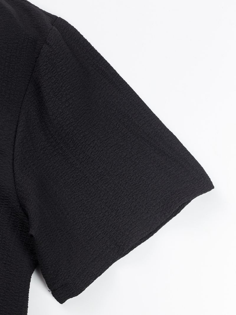 Camicia da uomo estiva da uomo, in cotone e lino, tinta unita, ampia e casual, con bottoni, a maniche corte_voghion.com