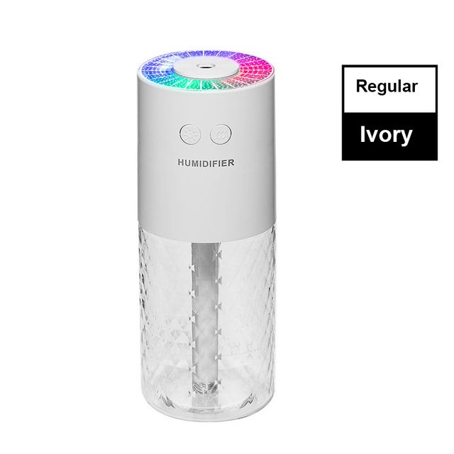 Lampada di proiezione di cristallo umidificatore wireless Mini portatile USB umidificatore d'aria per auto e casa umidificatore per oli essenziali_voghion.com