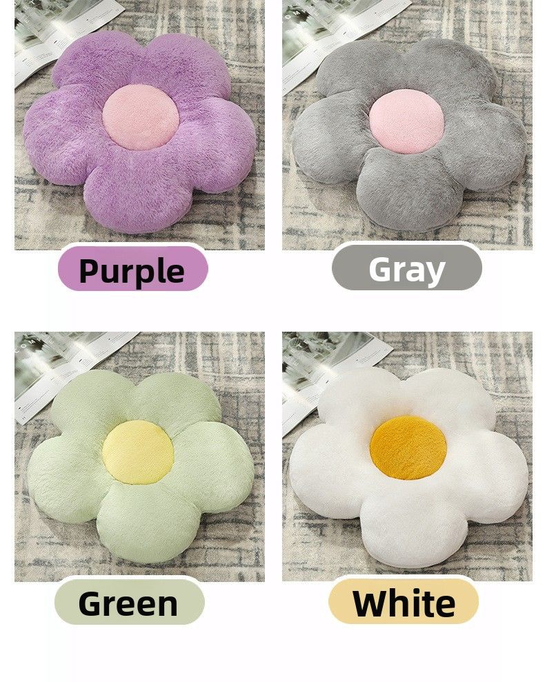 Cuscino a forma di fiore con petali di girasole, per ufficio, sedia da studente, cuscino per camera da letto, pavimento in tatami_voghion.com
