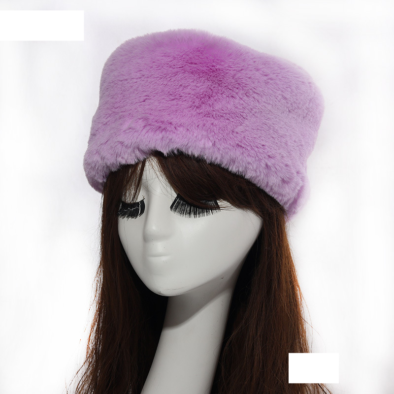 Cappelli da cacciatore invernali in pelliccia calda per uomini e donne, cappello piatto e spesso con protezione per le orecchie_voghion.com