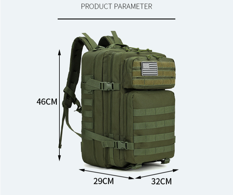 Backpack Outdoor Tactical Backpack Sports Travel Mountain Hiking Camouflage High Capacity Cycling Backpack_voghion.com