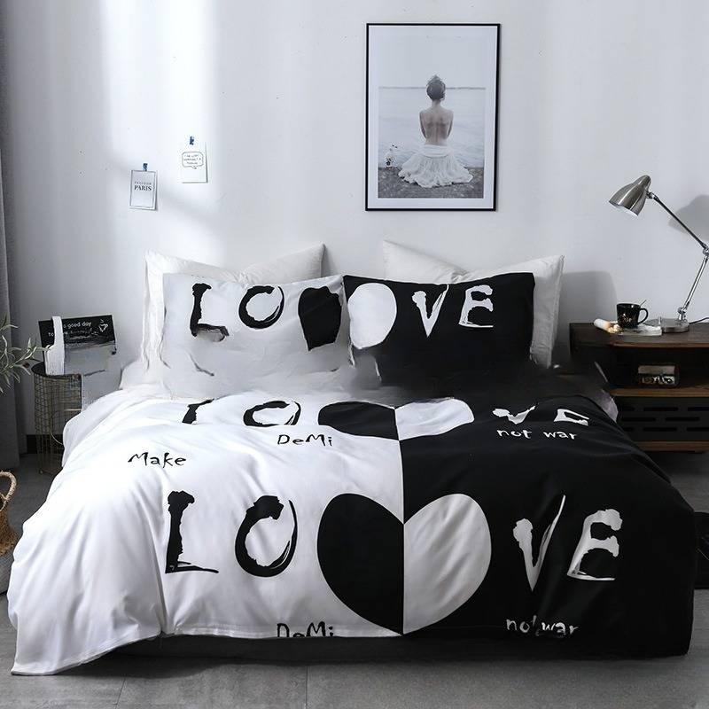 Home Textile Printing 3Piece Set Duvet Cover Set Full Size_voghion.com
