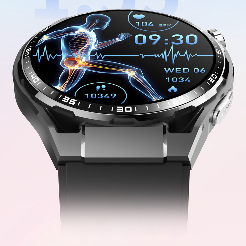 Ceasuri inteligente cu monitor de tensiune arterială ECG, monitor de sănătate 24/7, monitorizare non-invazivă a glicemiei, apel de urgență SOS, analiză științifică a somnului_voghion.com