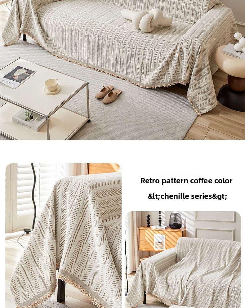 Simple Modern Solid Color Sofa Towel Universal Sofa Cover Cloth For All Seasons All Inclusive One Piece Anti Cat Scratching Sofa Cover Blanket_voghion.com