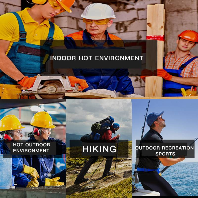 Kühlweste für Herren im Sommer mit eingebautem Ventilator, klimatisierte Kleidung, Camouflage-Arbeitskleidung für den Bau, Angelweste_voghion.com