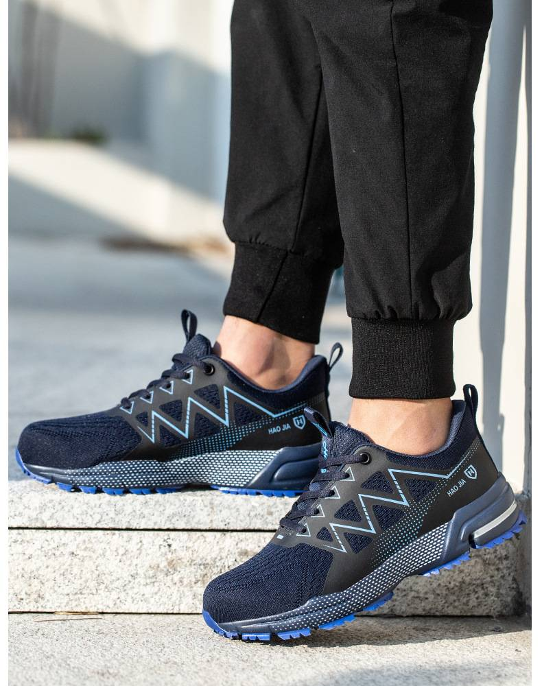 European Size Steel-toe Work Shoes: Anti-smashing, Anti-piercing, Lightweight, Breathable, Wear-resistant Safety Shoes For Men And Women_voghion.com