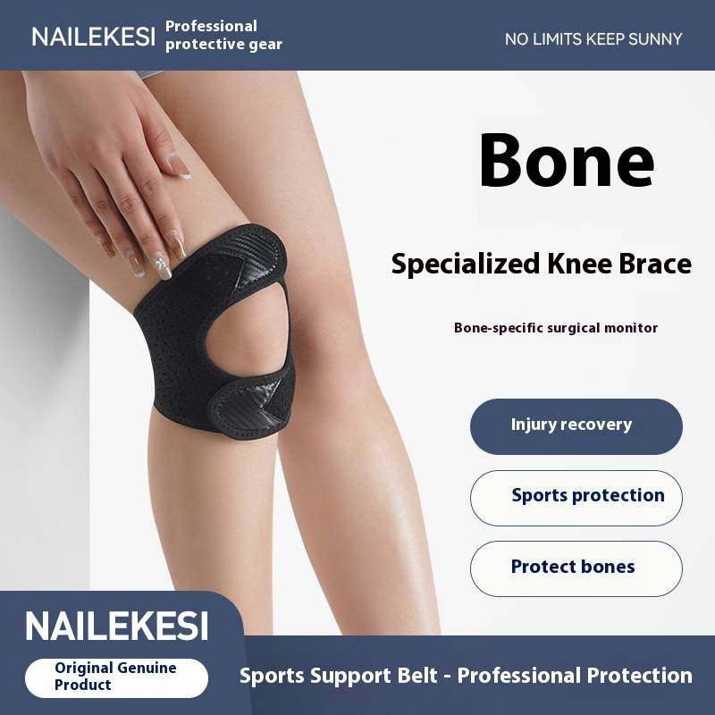 Lightweight Knee Support Brace For Hiking & Running – Adjustable Silicone Patella Strap With Breathable Mesh – Women’s/Men’s Comfort Fit_voghion.com