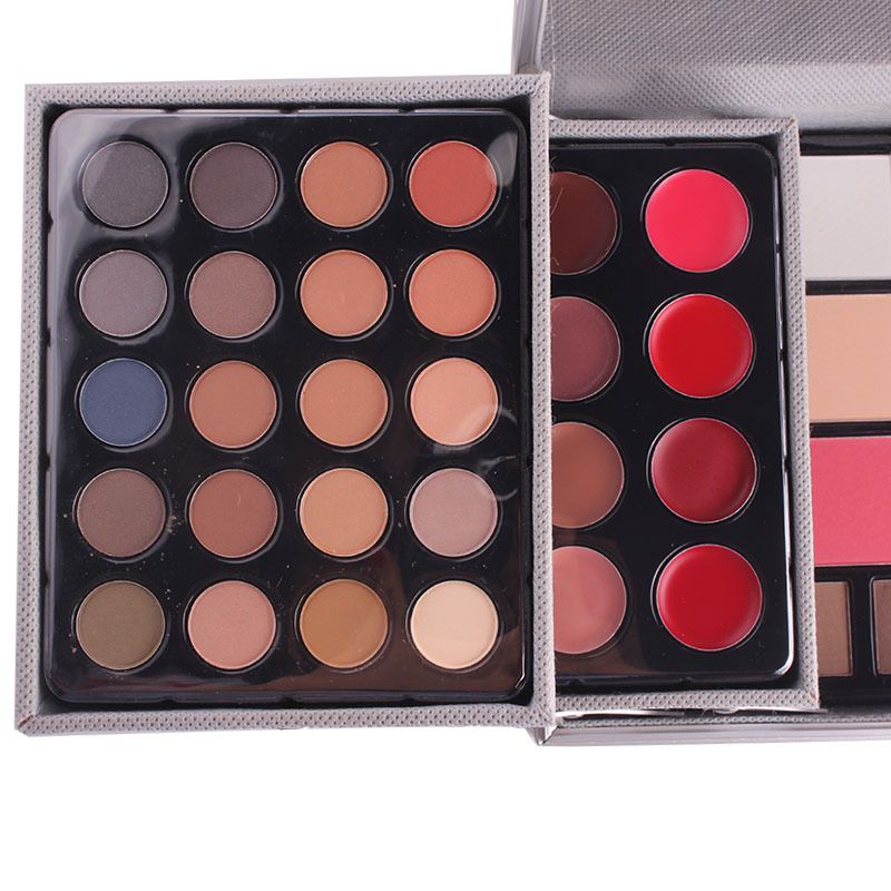 MISS ROSE Professional Makeup Bag With Multi-Color Eyeshadow Palette – Stylish & Portable Cosmetic Organizer For Women_voghion.com
