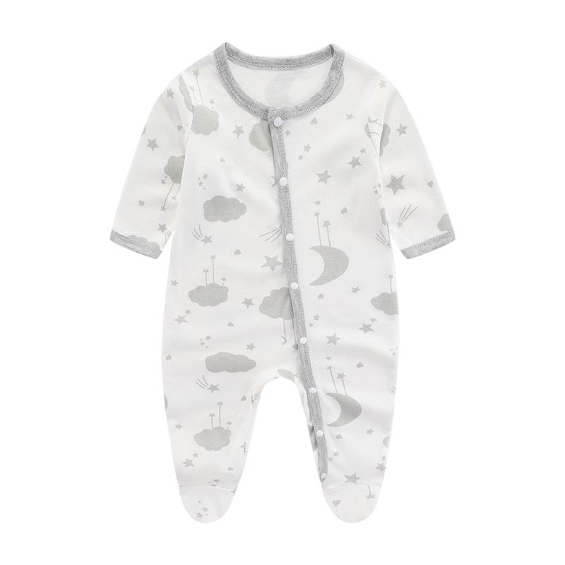 Macacão para recém-nascidos 2023, novo outono e inverno, algodão, roupas infantis, peça única, desenho animado, roupas para meninos de 0 a 9 meses_voghion.com