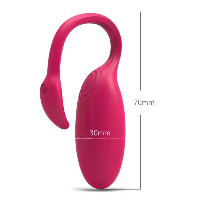 App mit Flamingo, Bluetooth, Ei, Klitorisstimulator, G-Punkt-Massagegerät, vibrierender Ball, magischer Vibratorbewegung, Sexspielzeug_voghion.com