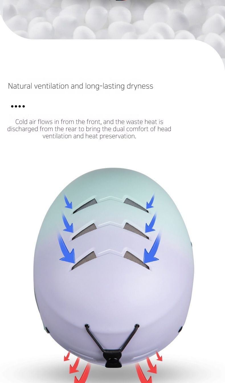 Oddivski Children's Collision Ski Hat Outdoor Sports Equipment Safety Snow Helmet_voghion.com