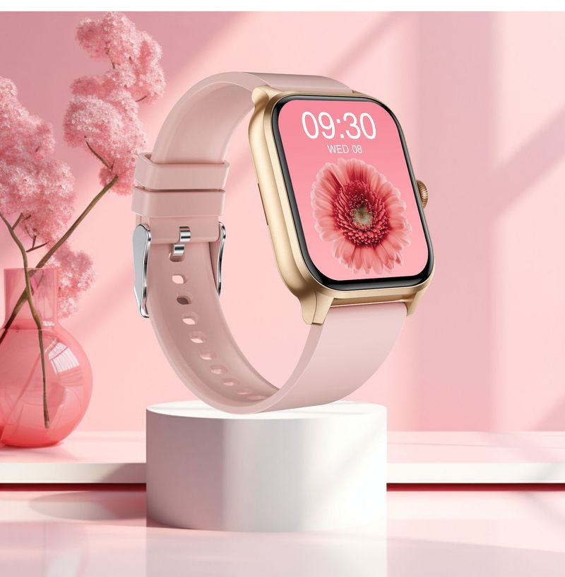 Akıllı Saat Bluetooth Arama Müzik Sağlık Kalp Atış Hızı Kan Oksijen Uyku İzleme Spor Adımsayar Bileklik_voghion.com