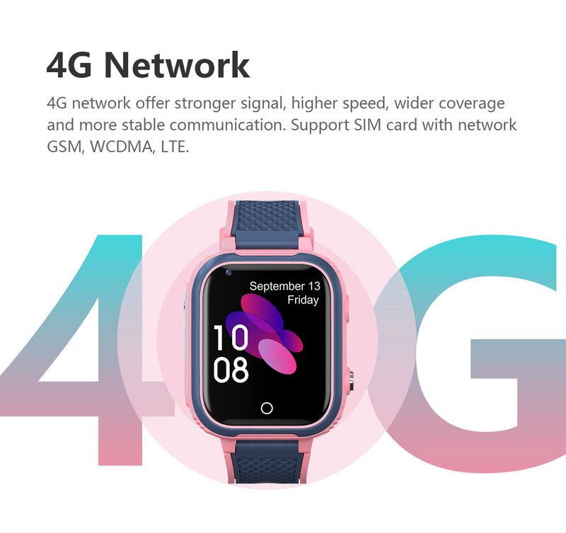 LT21 Global Edition 4G Smart Watch With Bluetooth, WiFi, GPS, Heart Rate Monitor, Waterproof, Compatible With IOS & Android_voghion.com