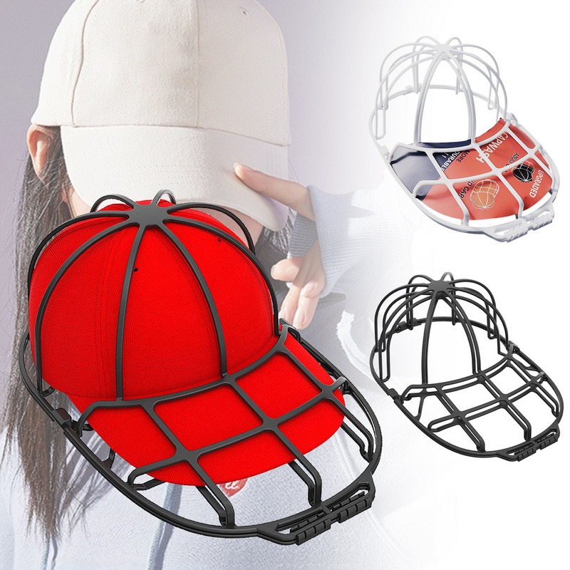 Casquette de Baseball rondelle Anti-déformation casquette protecteur support pour lave-vaisselle lavage hine chapeau nettoyage cadre Cage stockage chapeau_voghion.com