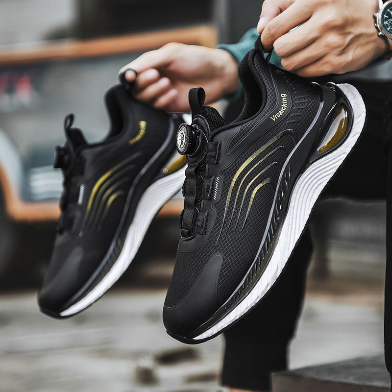 Men's Spring And Summer Youth Shock-Absorbing Sneakers With Rotating Buttons_voghion.com