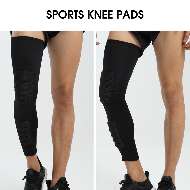 Youshi 1Pc Knee Sleeve High Elasticity Comfortable Fit Compression Soft Padding Cushion Anti-collision Breathable Shock Absorption Leg Brace Support_voghion.com