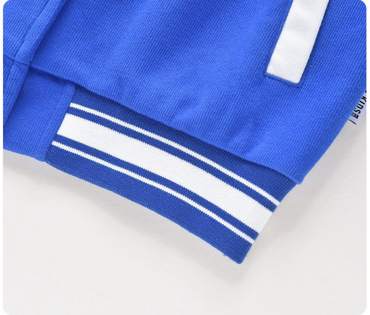 Baseballuniformjacke für Jungen und Mädchen 2023 neue koreanische Version Herbstkleidung für kleine und mittlere Kinder lose Freizeitjackenoberteile auf Lager_voghion.com